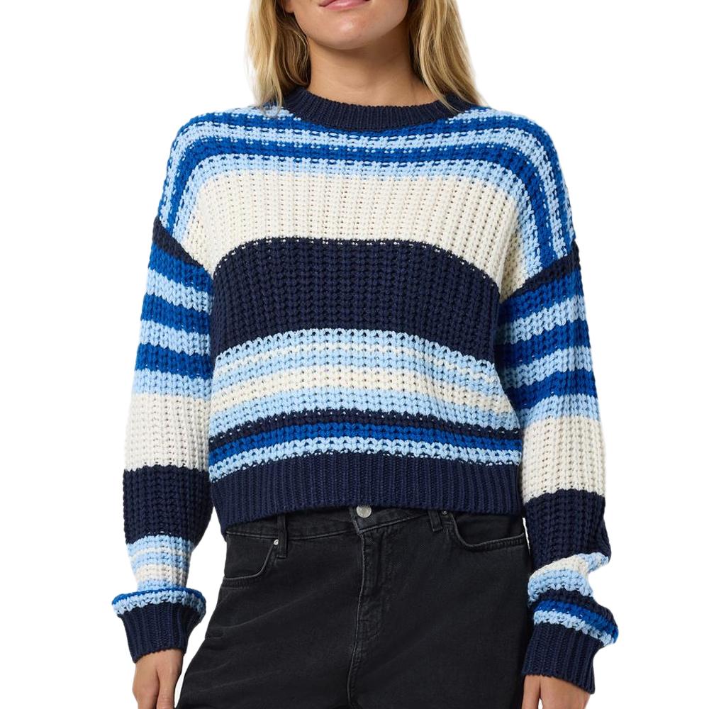 Pull en Maille Bleu Femme Noisy May Charlie pas cher