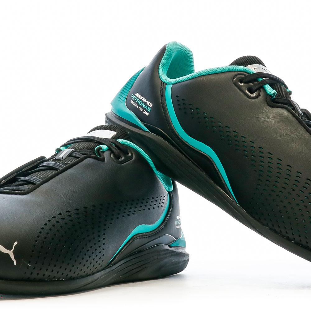 Baskets Noires/Turquoises Homme Puma Mercedes Cat Decima Puma vue 7