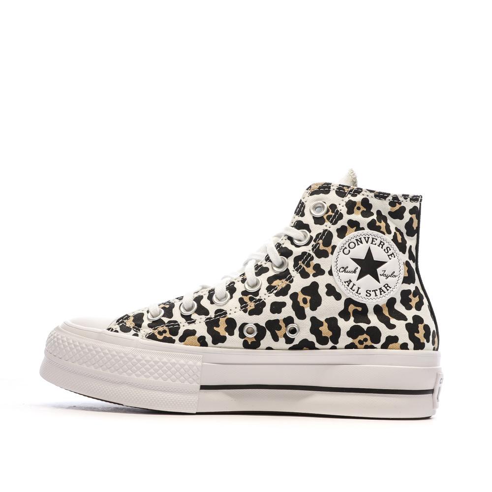 Baskets Léopard Femme Converse Chuck Taylor All Star Lift pas cher