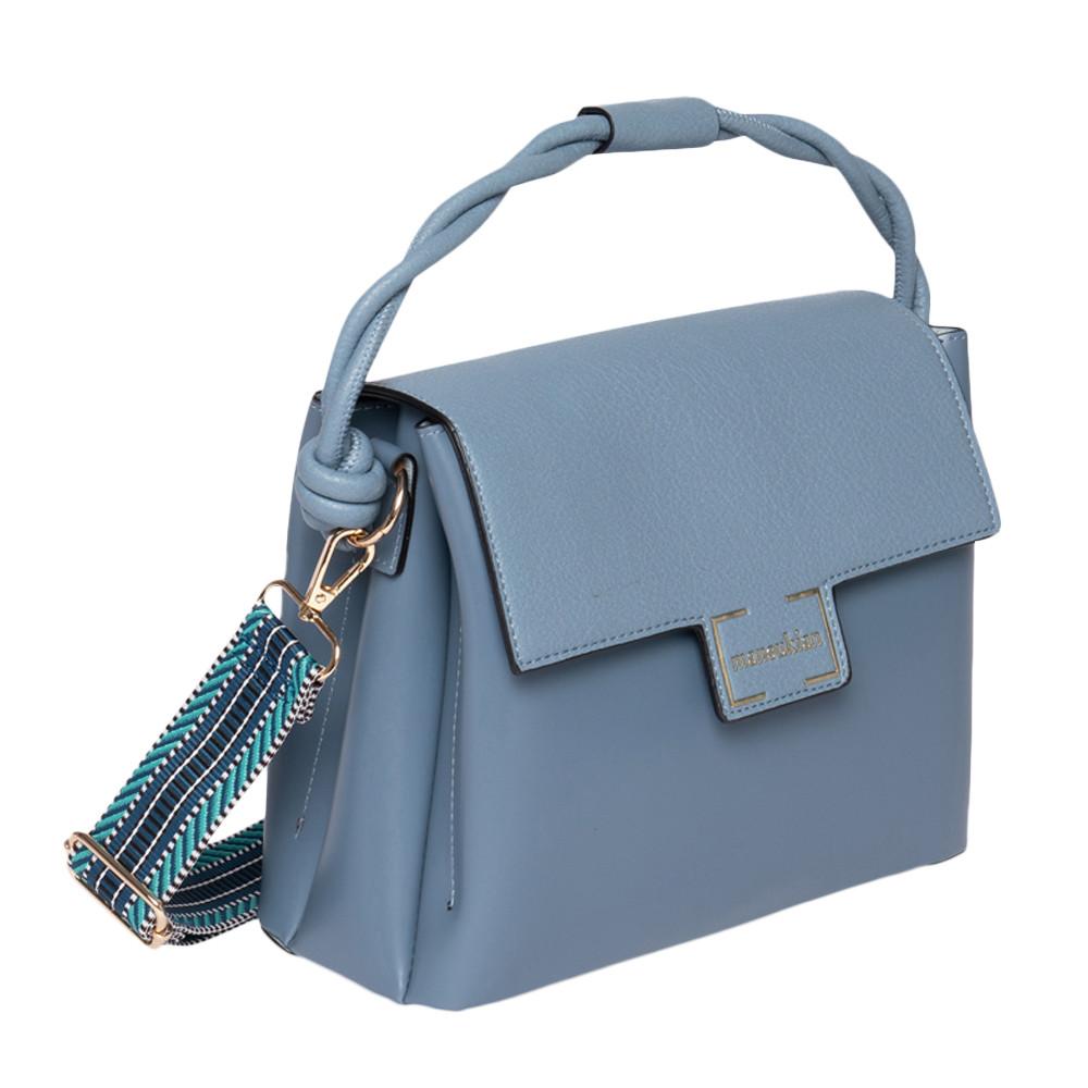 Sac Bandoulière Bleu Femme Manoukian Mona vue 3