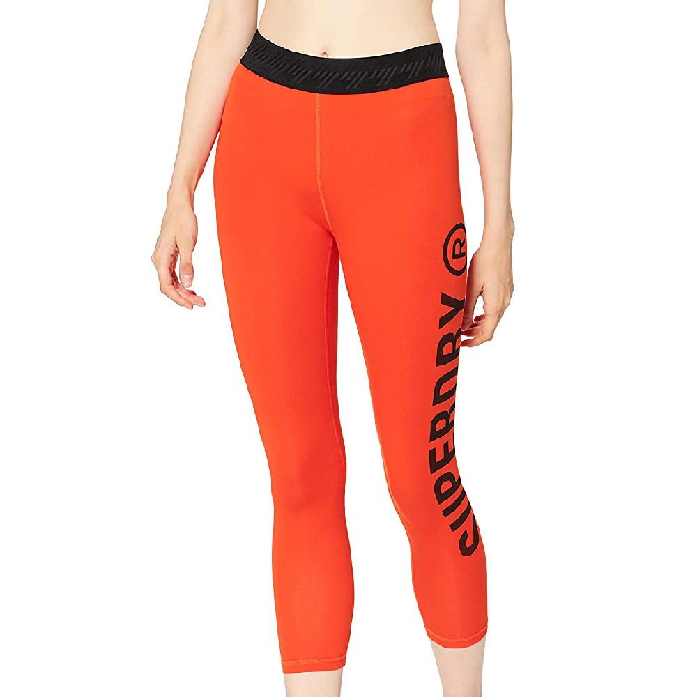 Legging Orange Femme Superdry Essential 78 pas cher