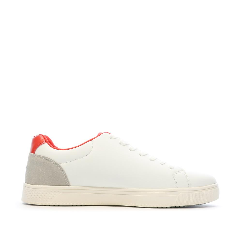 Baskets Blanches/Rouge Homme Teddy Smith 1642 vue 2