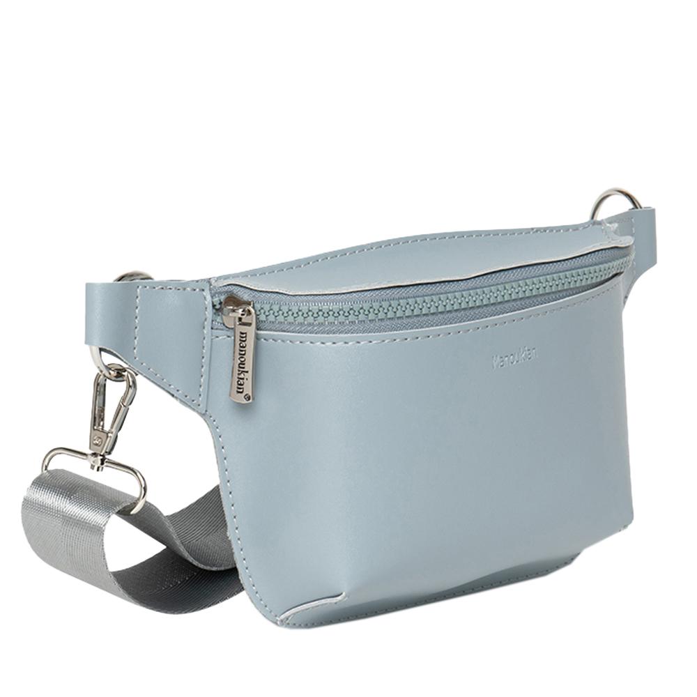 Sac Banane Gris/Bleu Femme Manoukian Molly vue 3