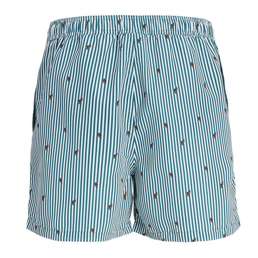 Short de bain Vert/Blanc Homme JACK & JONES Tigre vue 2