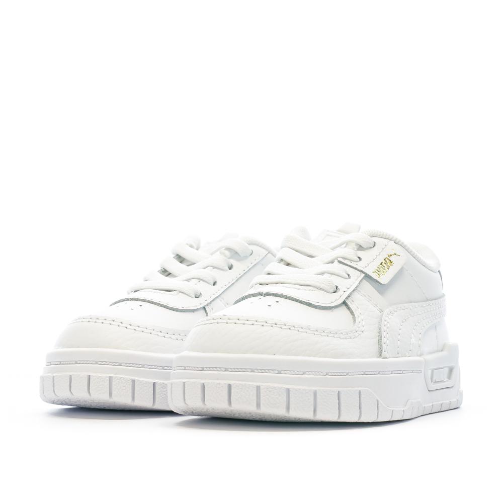 Baskets Blanches Garçon PUMA Cali Dream Snake vue 6