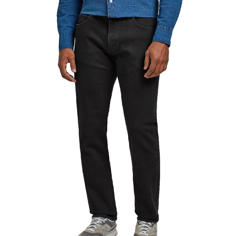 Jean Straight Fit Noir Homme Lee Farrow pas cher