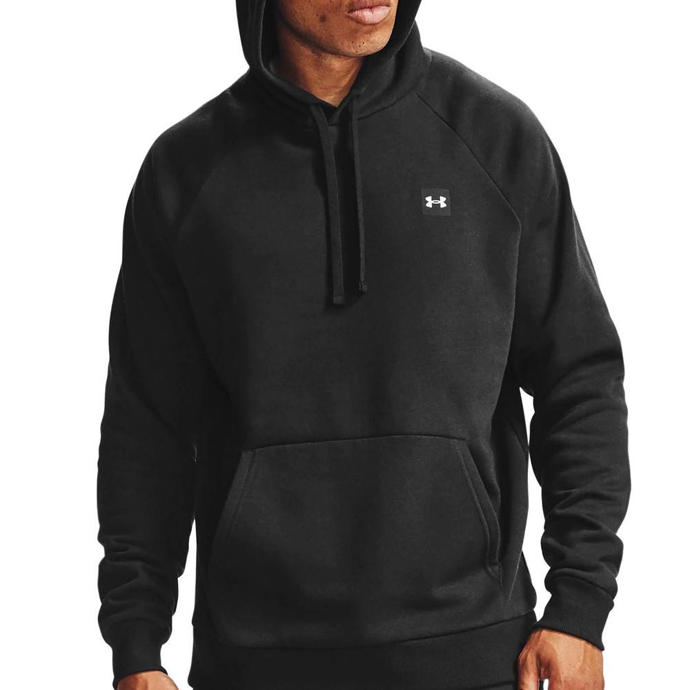 Sweat noir homme Under Armour Rival Fleece Hoodie pas cher