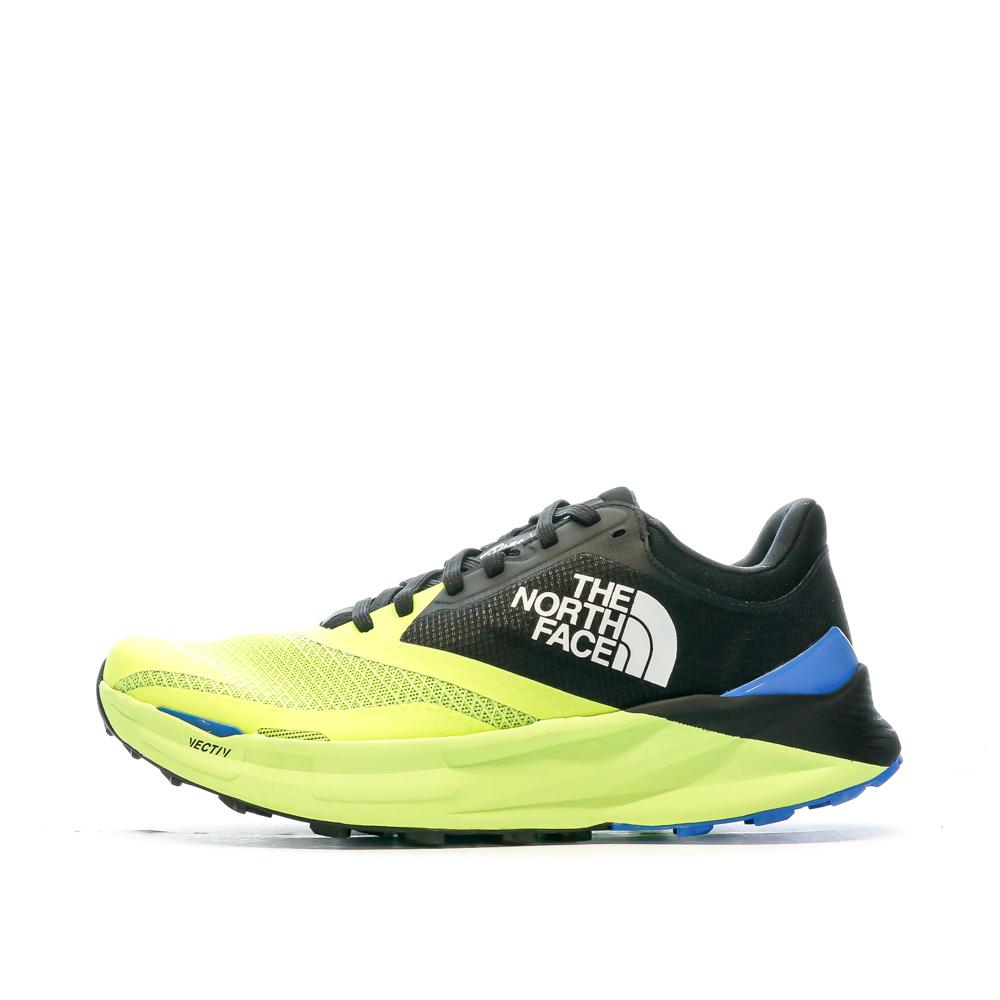 Chaussure Jaune Fluo Noir trail Homme The North Face Vectiv Enduris 3 Espace des marques