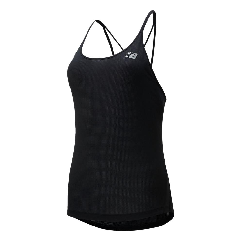 Débardeur de sport Noir Femme New Balance Tank pas cher