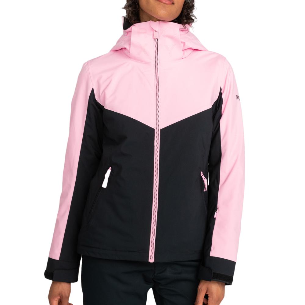 Veste de ski Rose/Noire Femme Roxy Free Block pas cher