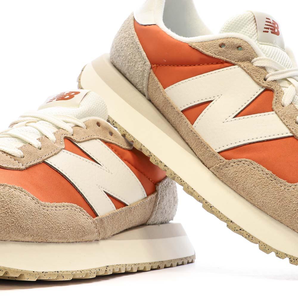 Baskets Écru/Orange Homme New Balance 237 vue 7