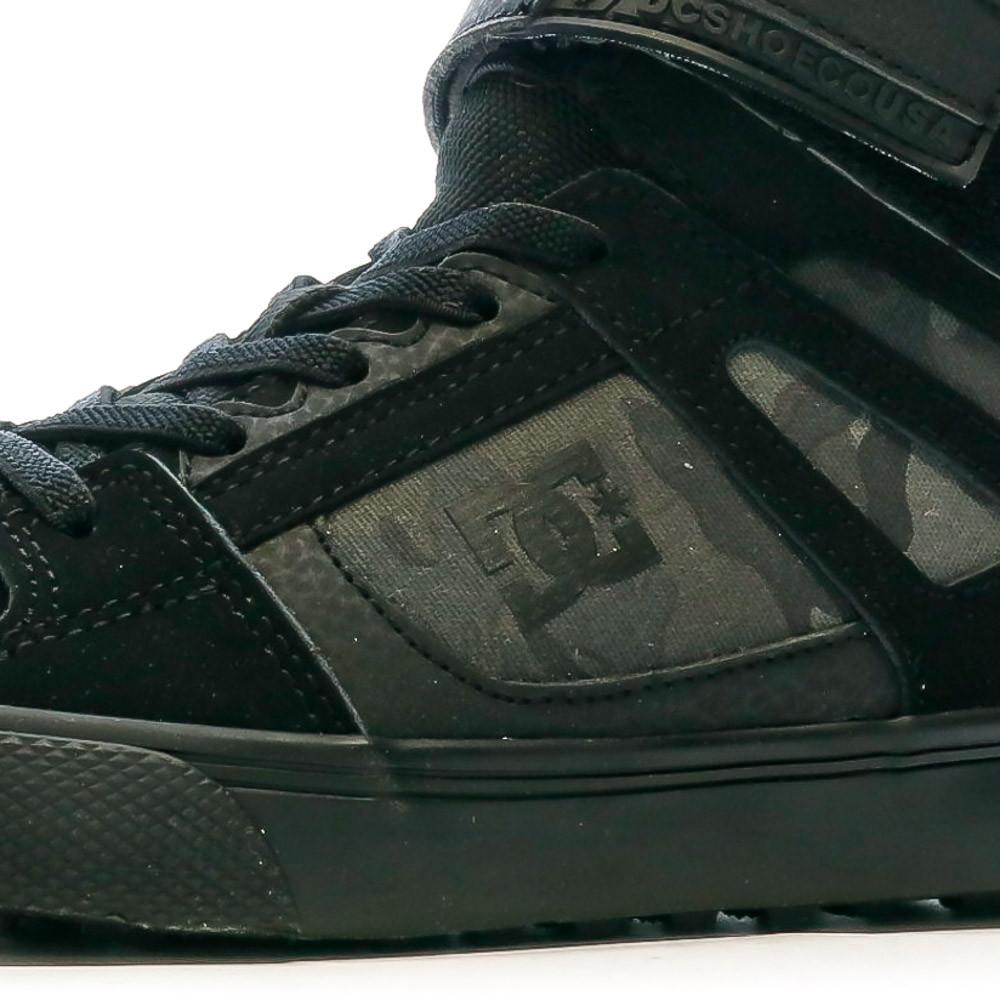 Baskets Noir Garçon Dc shoes Pure Wea vue 7