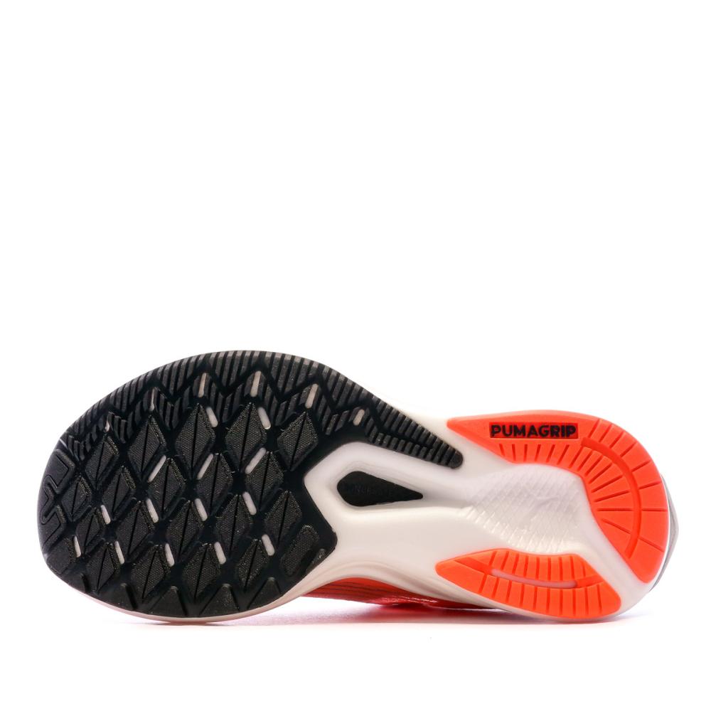 Baskets Oranges Femme Puma Deviate Nitro vue 5