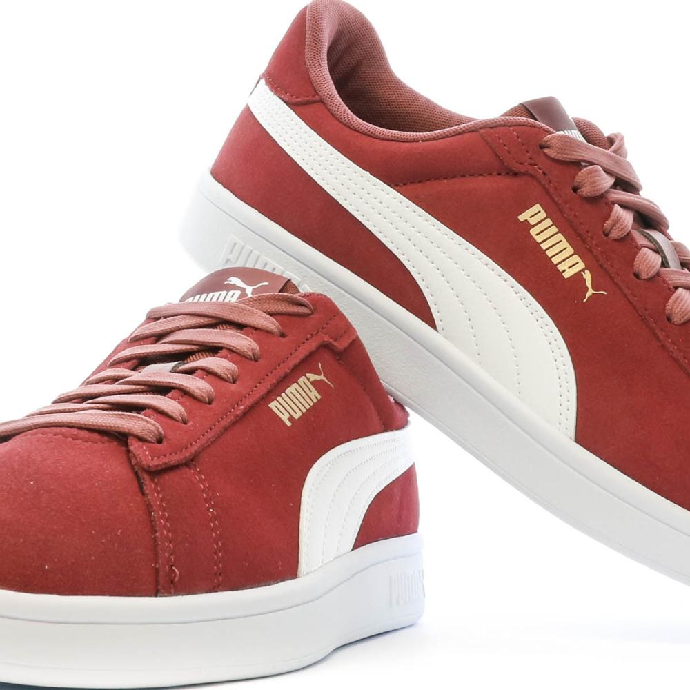 Baskets Rouge Homme Puma Smash 3.0 vue 7