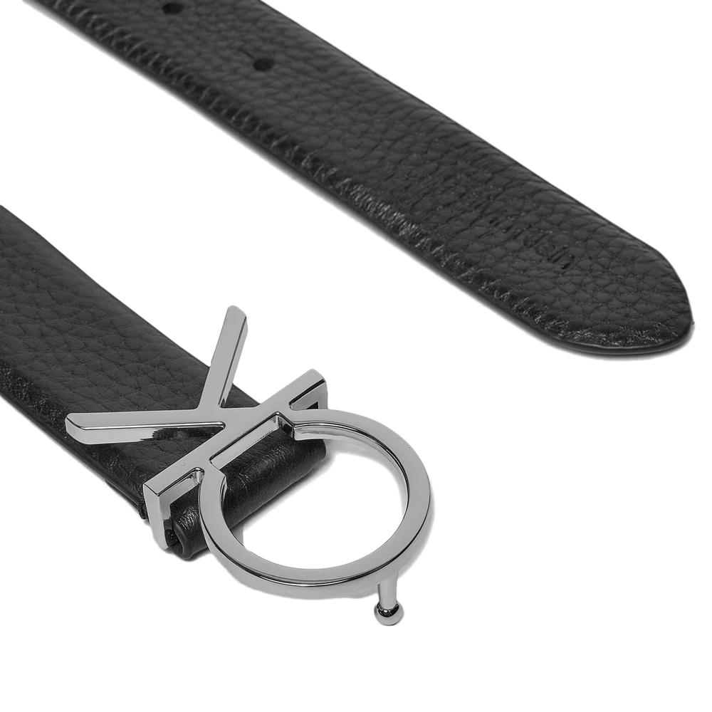 Ceinture Noire Calvin Klein Logo Belt 3.0 vue 2