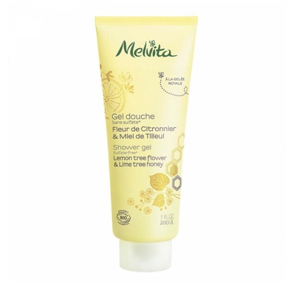 Gel douche citron et miel de tilleul Bio Melvita 200ml pas cher