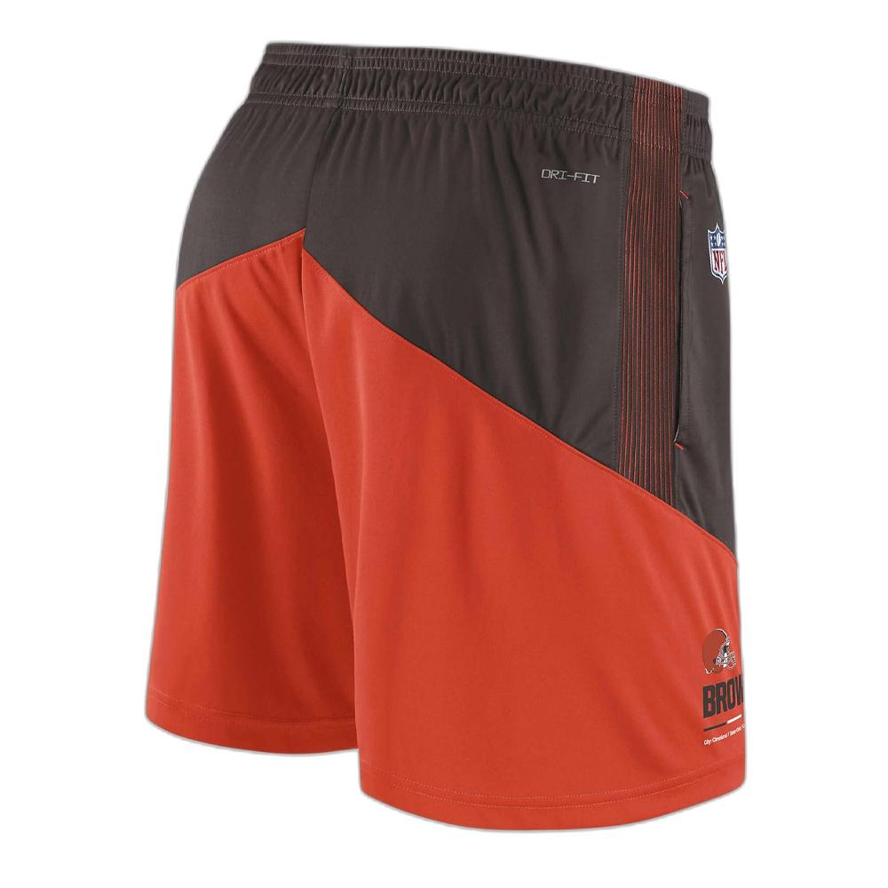 Browns Short Noir/Rouge Homme Nike 11UW vue 2