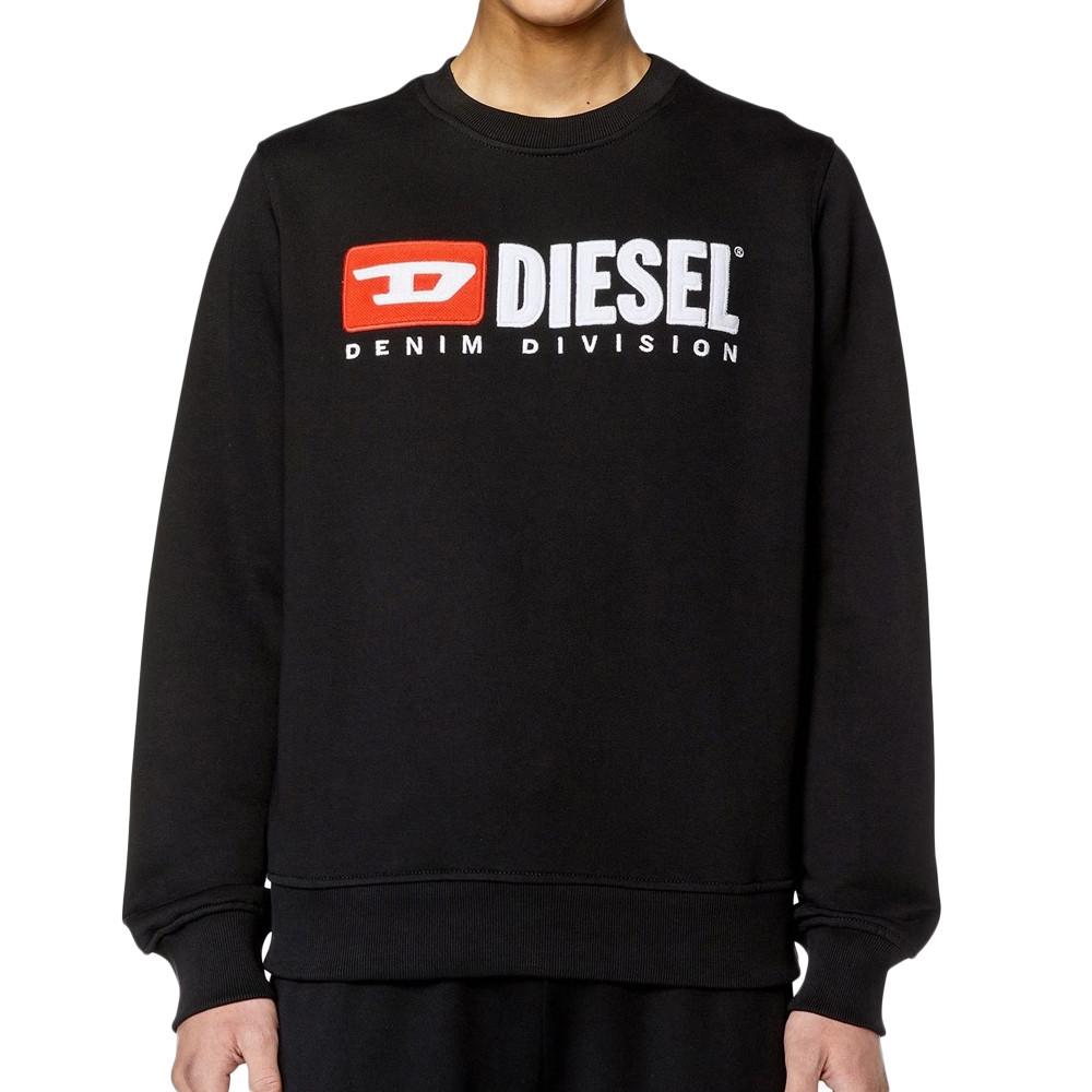 Sweat Noir Homme Diesel division pas cher