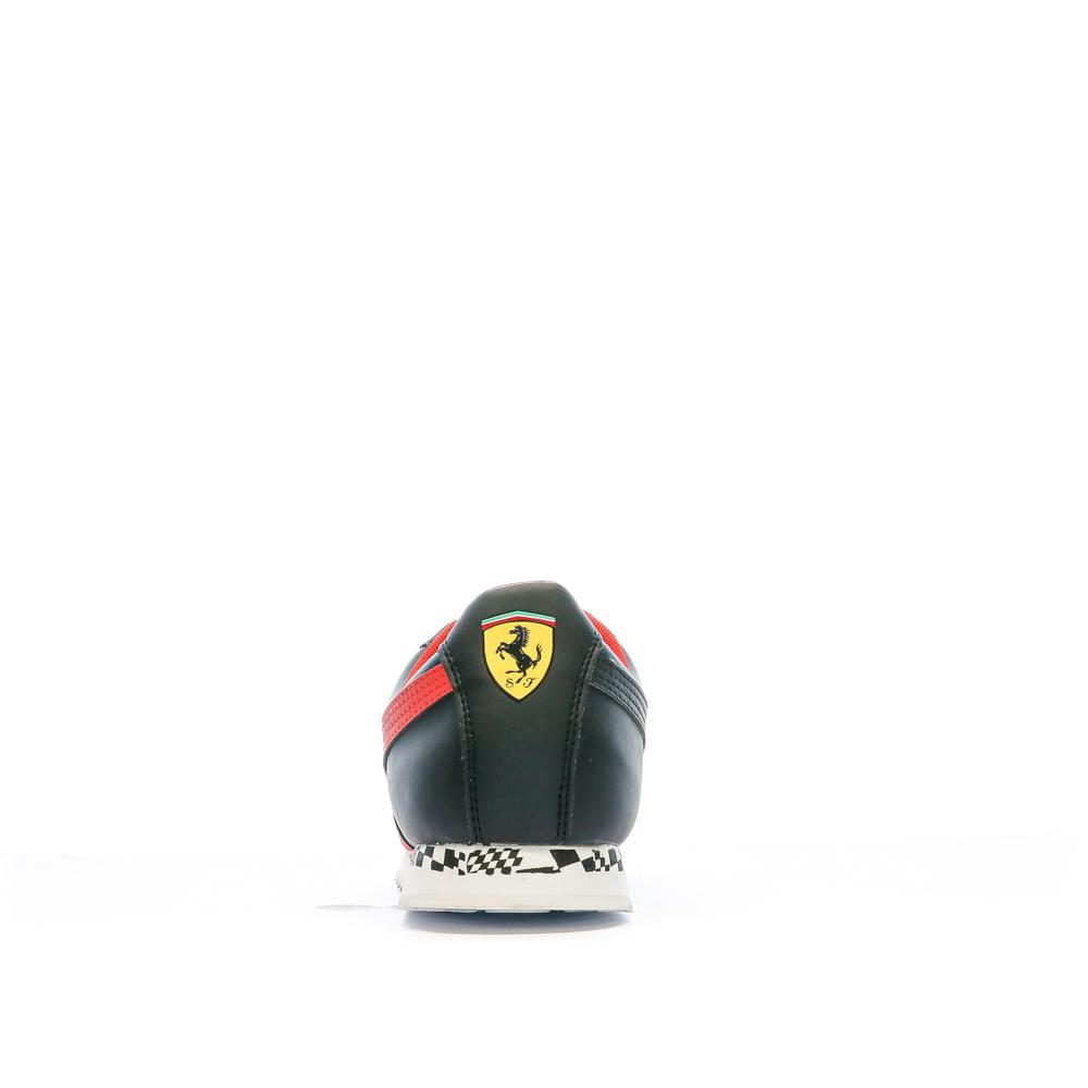 Baskets Noire/Rouge Homme Puma Ferrari Race Roma vue 3