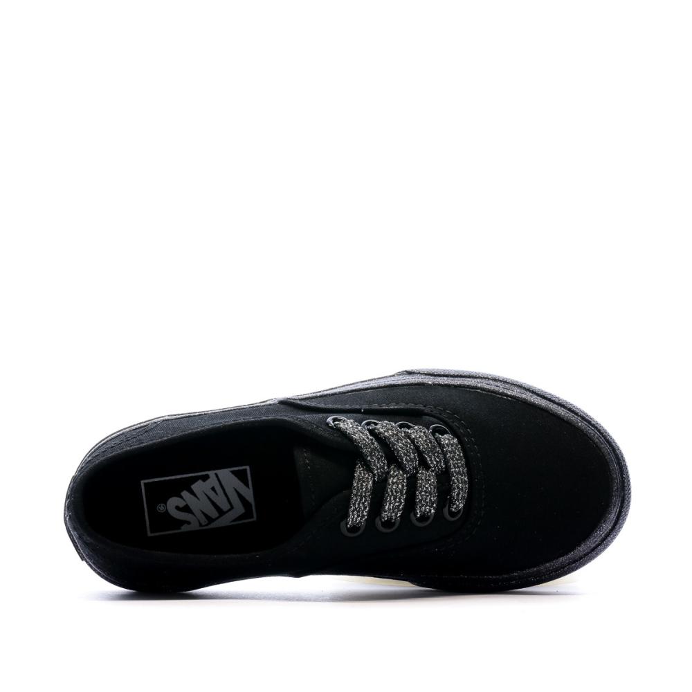 Baskets Noir Fille Vans Authentic vue 4