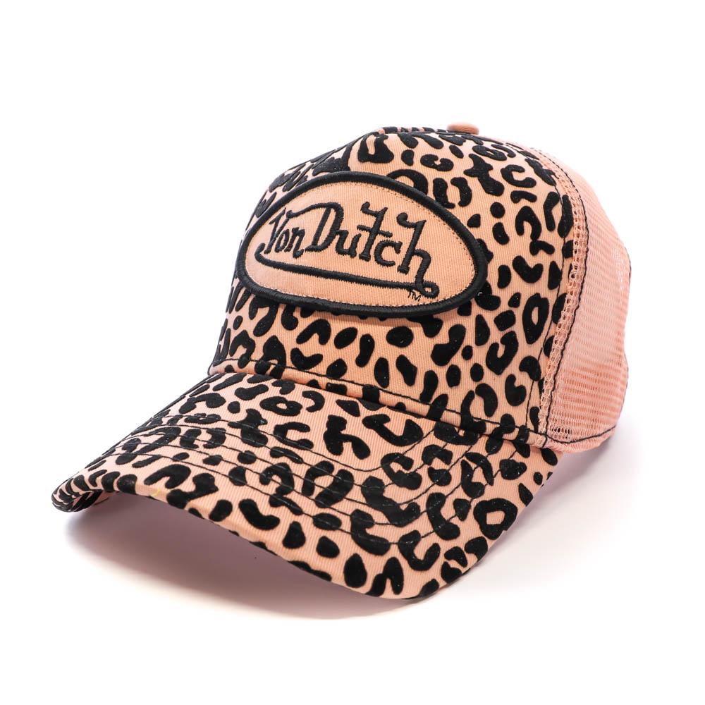 Casquette Rose/Noire Femme Von Dutch 959610 pas cher