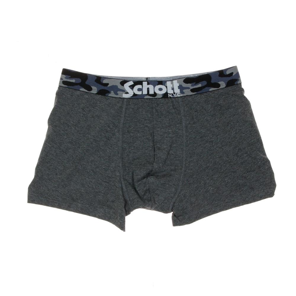 Boxer Anthracite Homme Schott Ronald pas cher