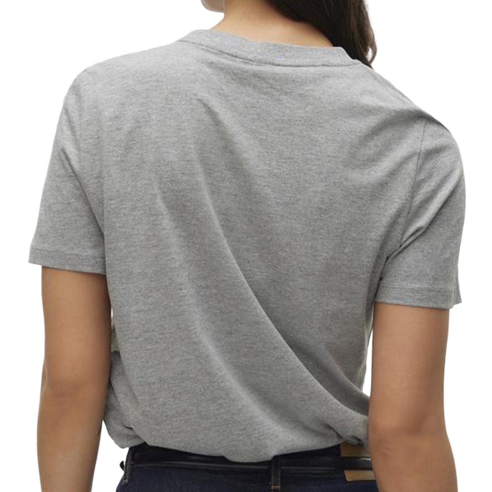 T-shirt Gris Femme Vero Moda Paulina vue 2