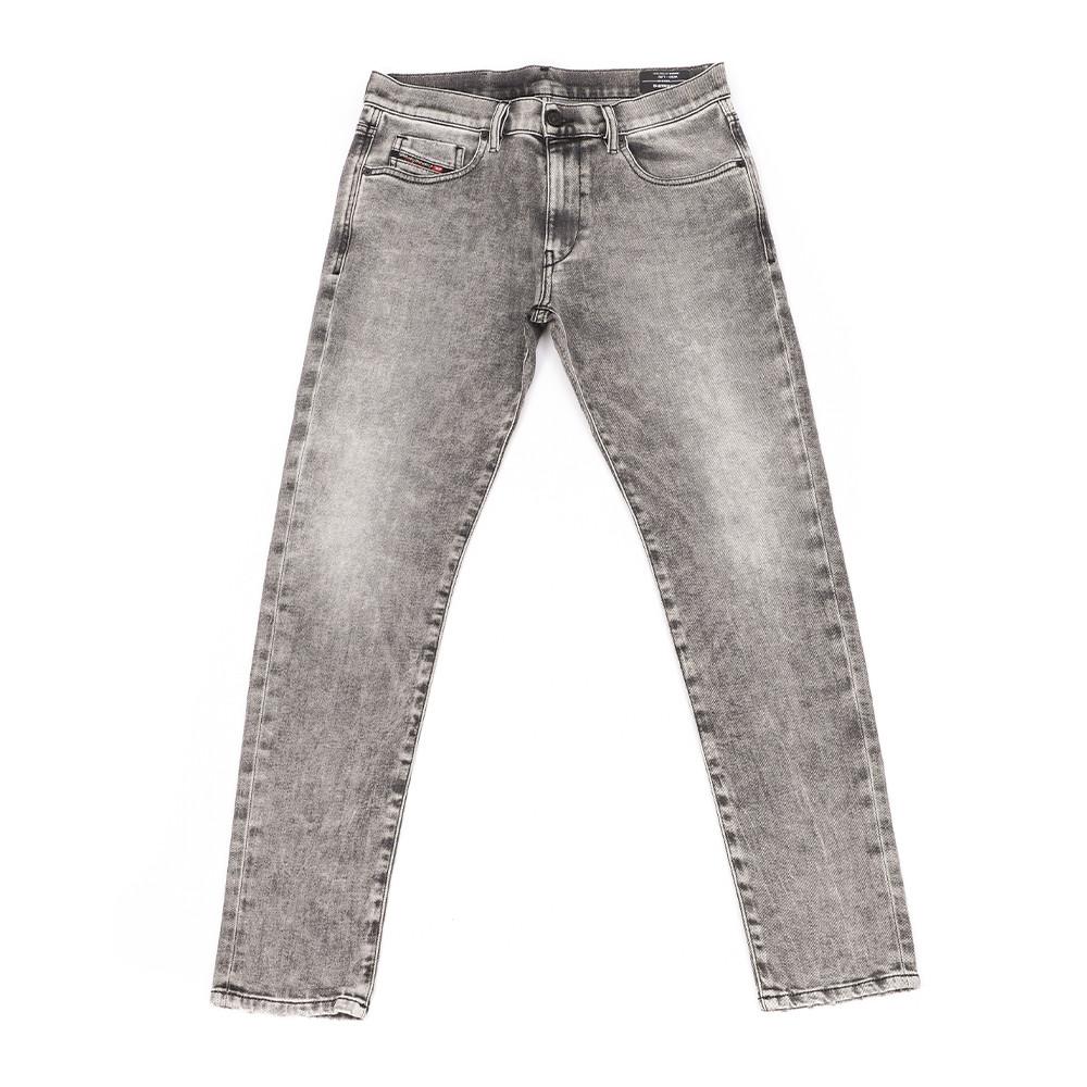 Jean Slim Gris Delave Homme Diesel Strukt