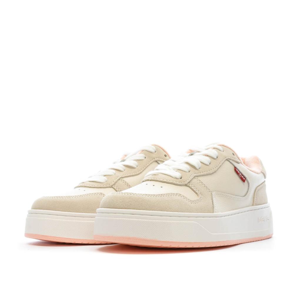 Baskets Beige Femme Levi's Glide S vue 6