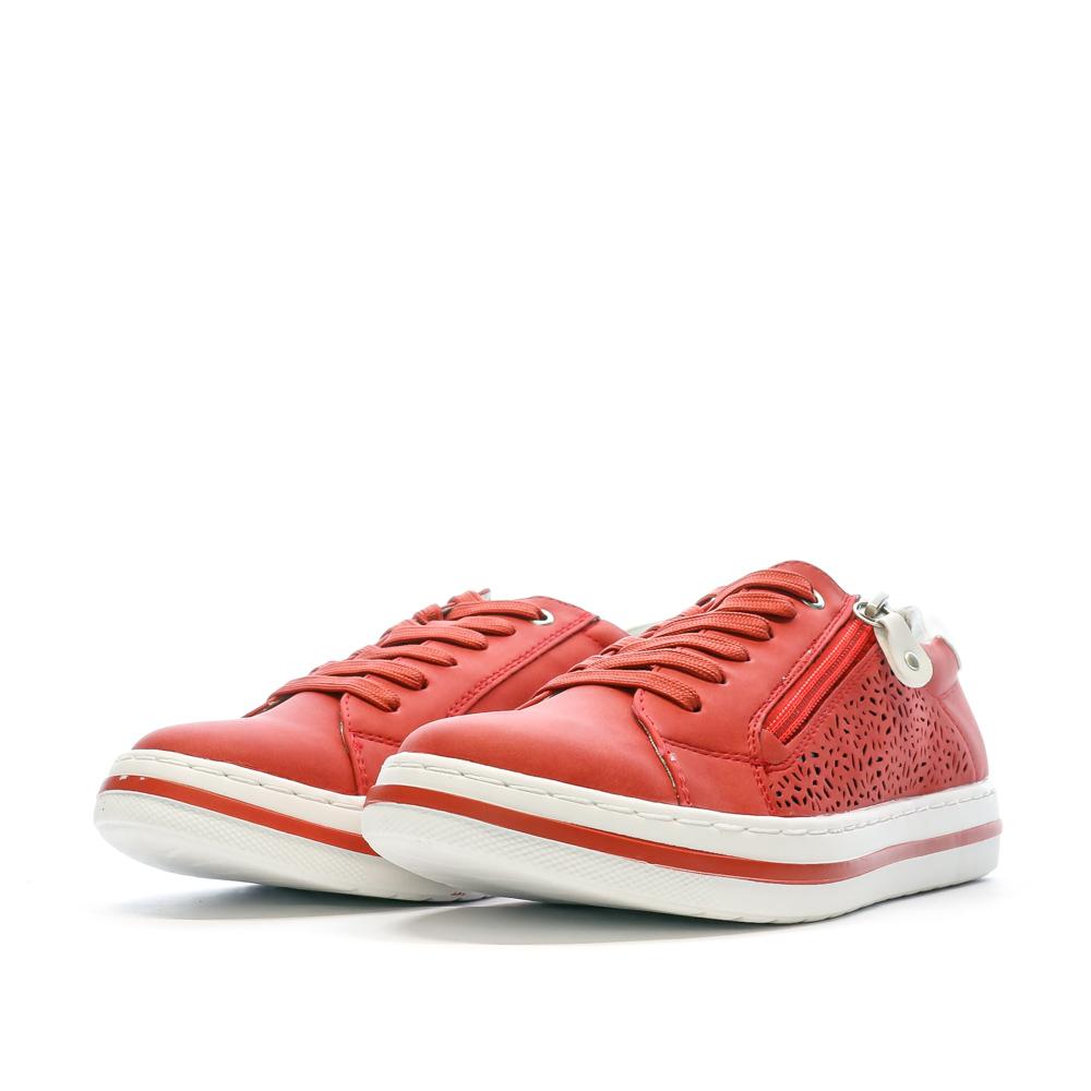 Baskets Rouge Femme RELIFE Hatone vue 6