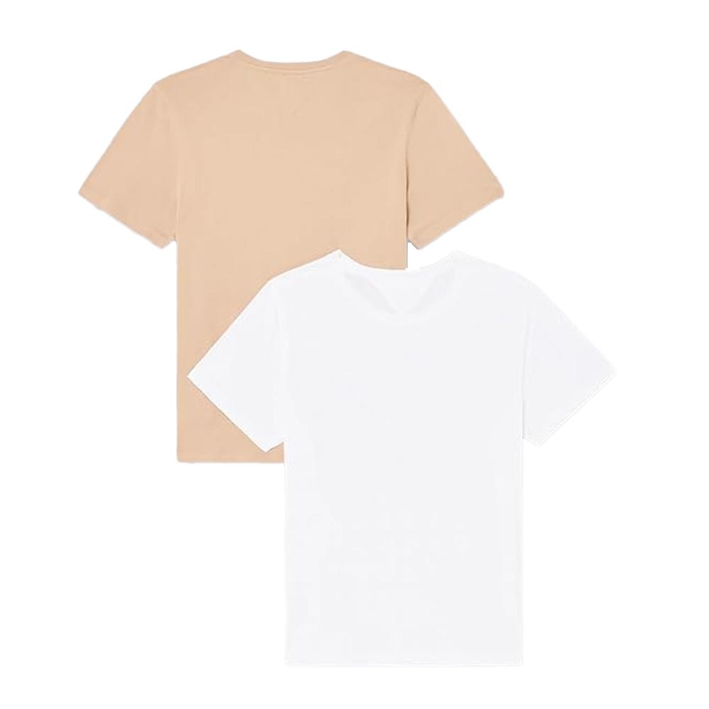 X2 T-shirt Blanc/Beige Homme Tommy Hilfiger DM0DM15381 vue 2