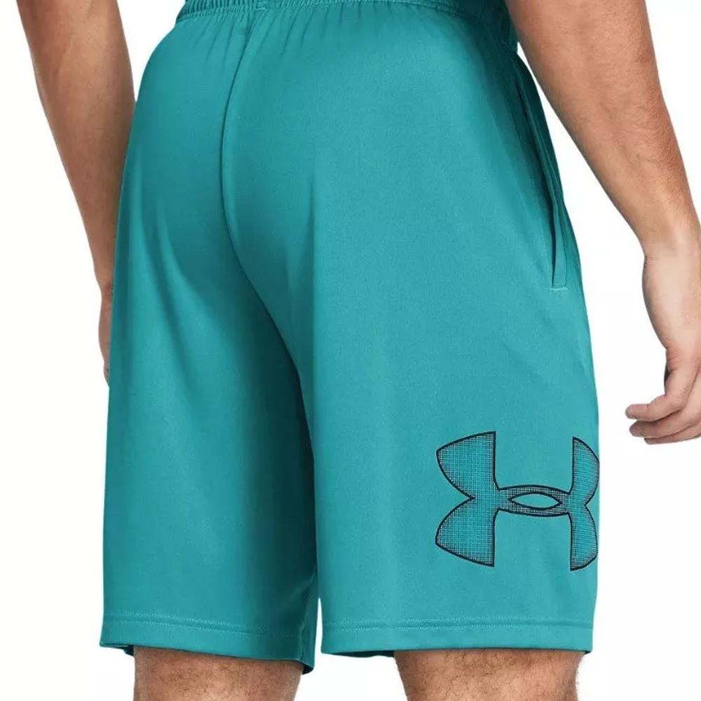 Short de Sport Turquoise Homme Under Armour Tech Graphic vue 2