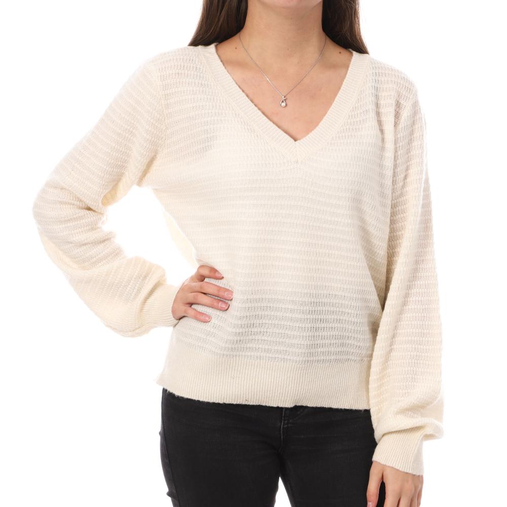 Pull Écru Femme Vero Moda Parker pas cher