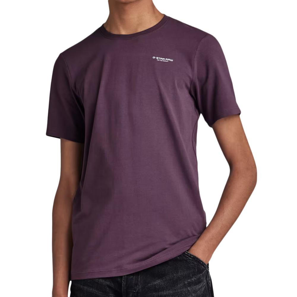 T-shirt Violet Homme G-Star Raw D19070 pas cher