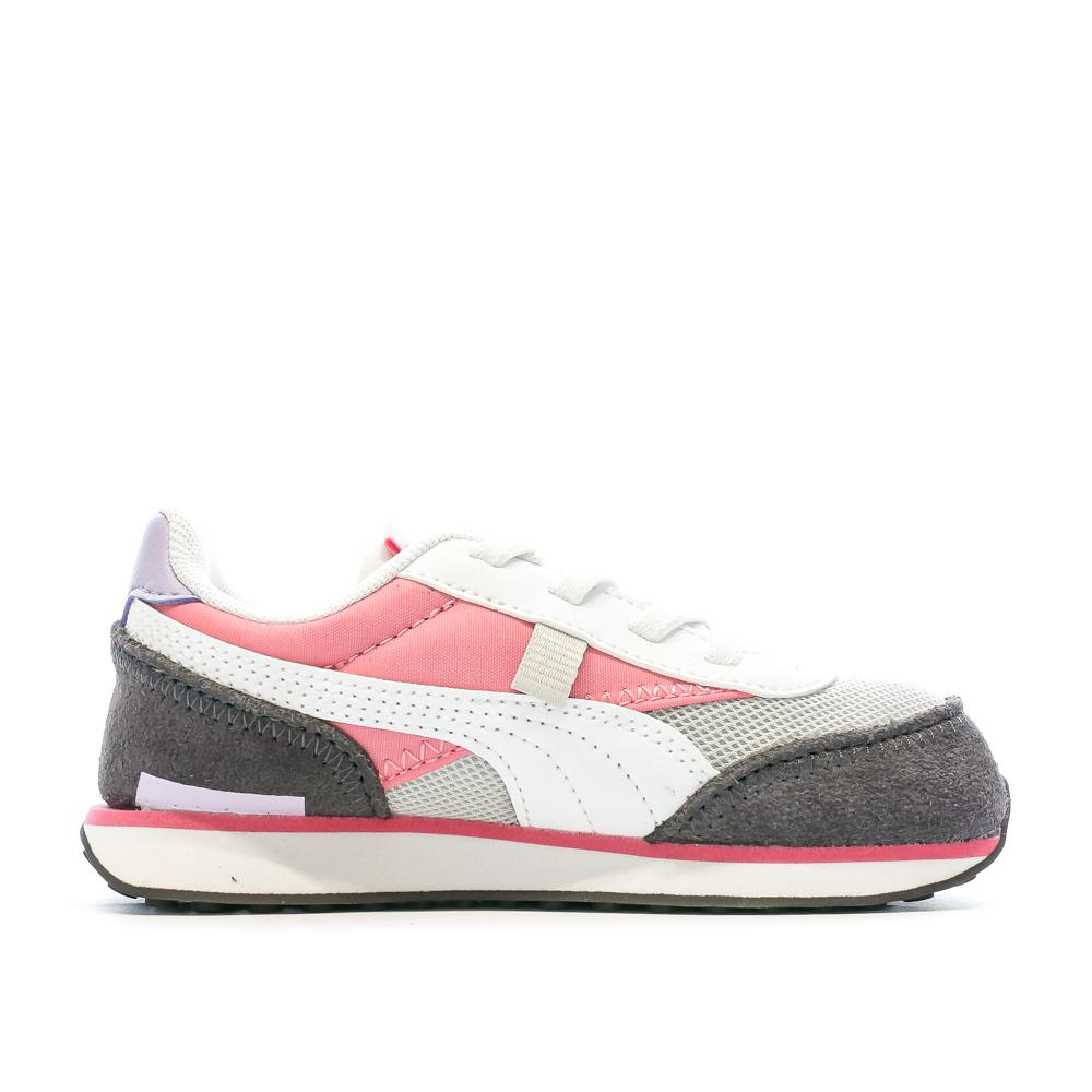 Baskets Rose Fille PUMA Future Rider Splas vue 2