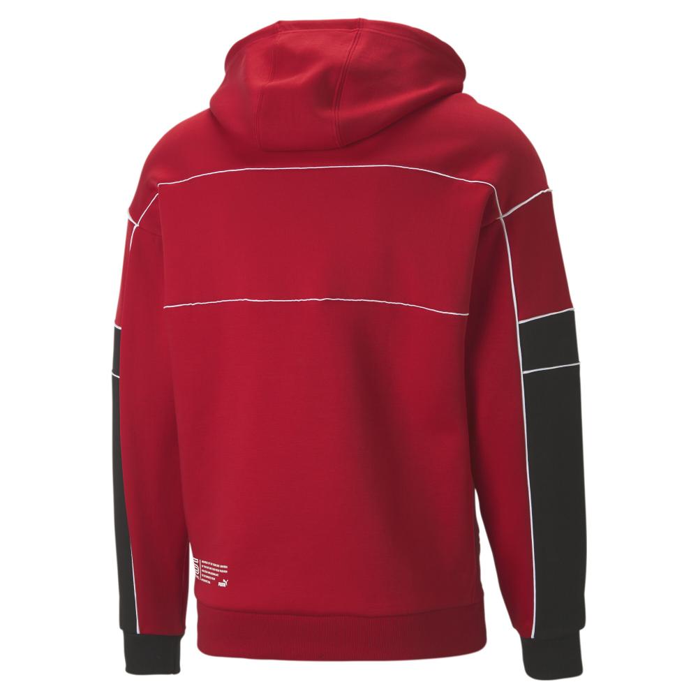 Sweat Rouge Homme Puma Ferrari Race vue 2