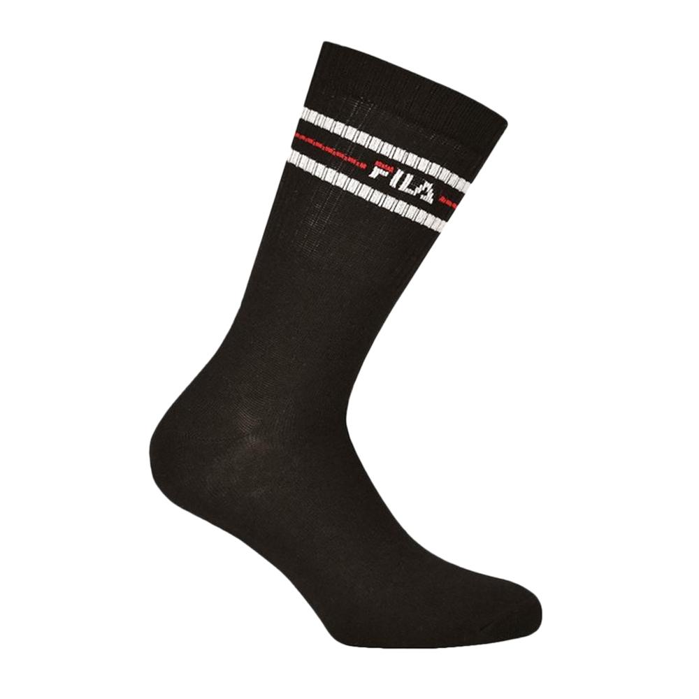 3 x Chaussettes Noires Homme Fila F9092 pas cher