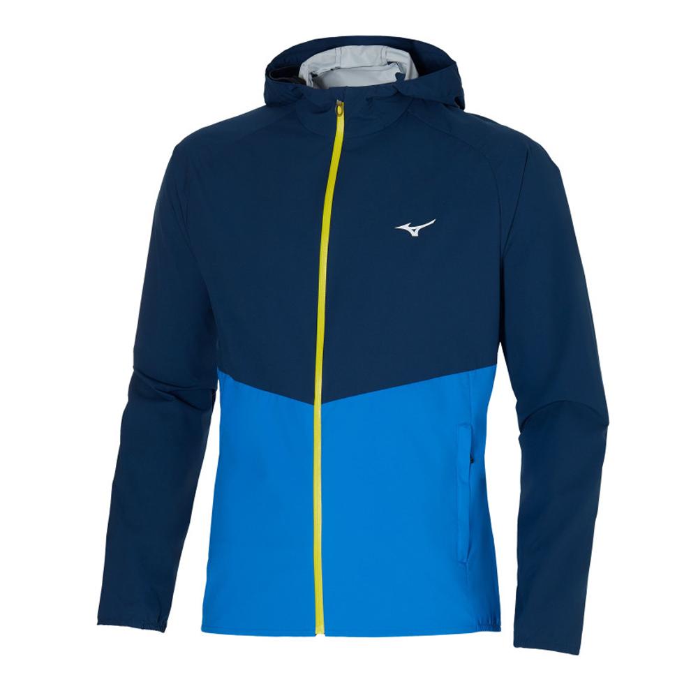 Veste Coupe-Vent Marine/Bleu Homme Mizuno J2GE2540 pas cher