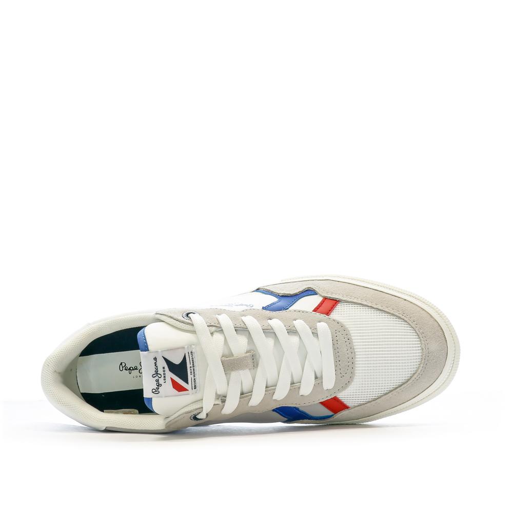 Baskets Blanches/Grises Homme Pepe jeans Kenton vue 4