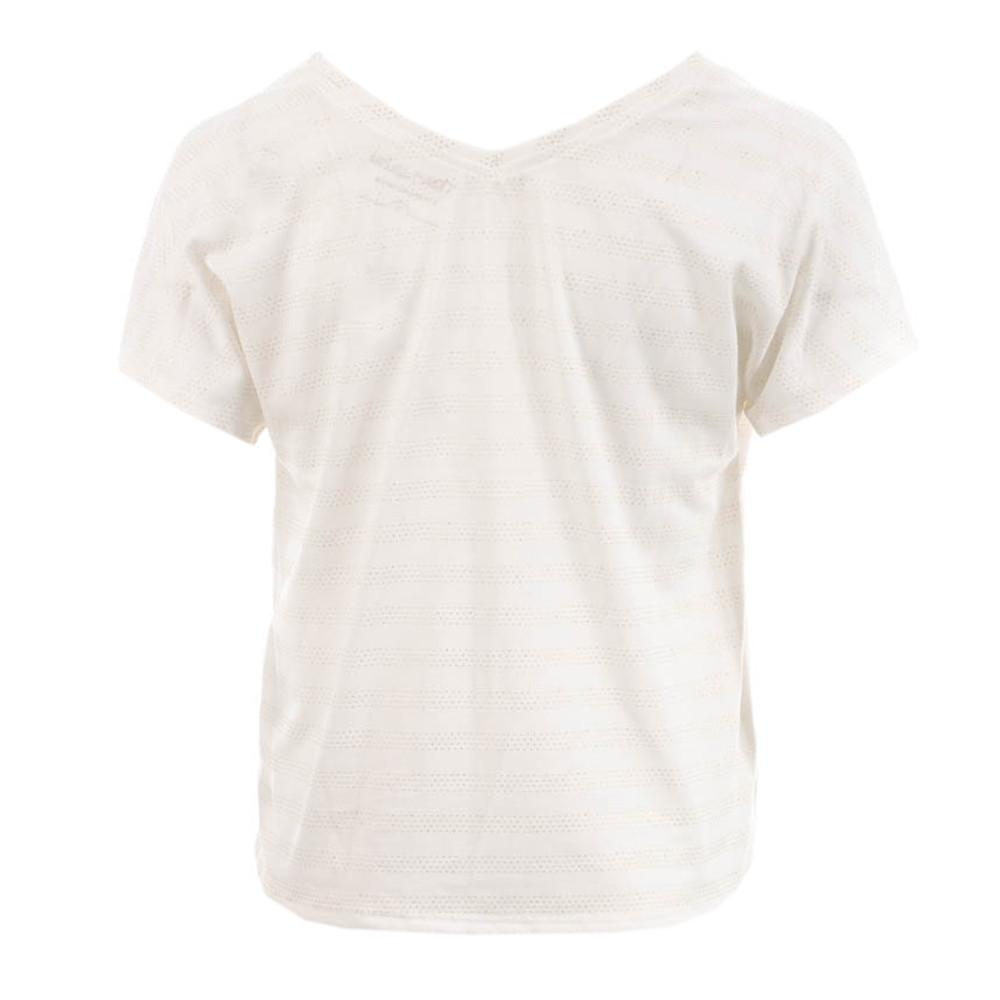 T-shirt Blanc Fille Teddy Smith Topyla vue 2