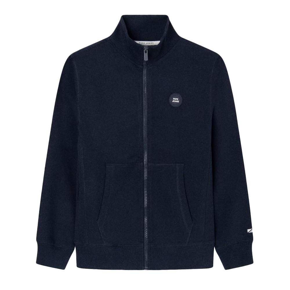 Sweat Zippé Marine Garçon Pepe Jeans Nico pas cher