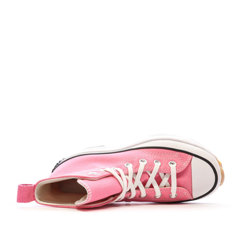 Baskets Roses Femme Converse Run Star Hike vue 4