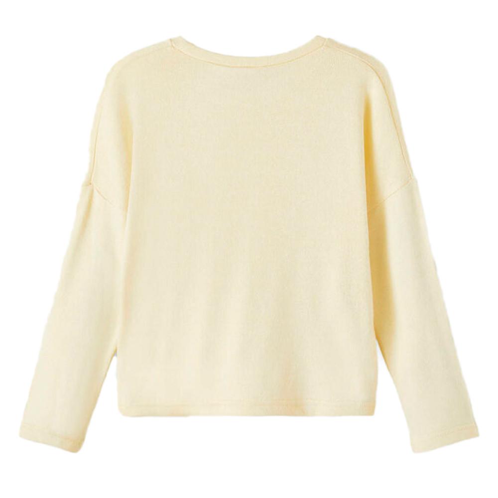 Pull Jaune Fille Name It Victi vue 2