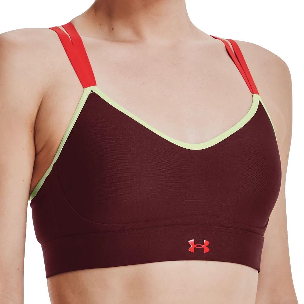 Brassière Rouge Femme Under Armour Infinity pas cher