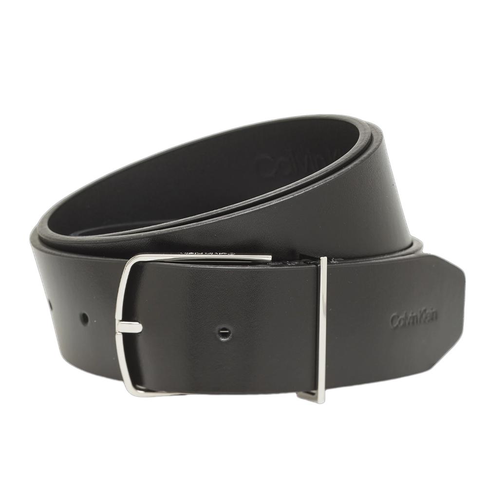 Ceinture Noire Homme Calvin Klein Jeans Hardware pas cher