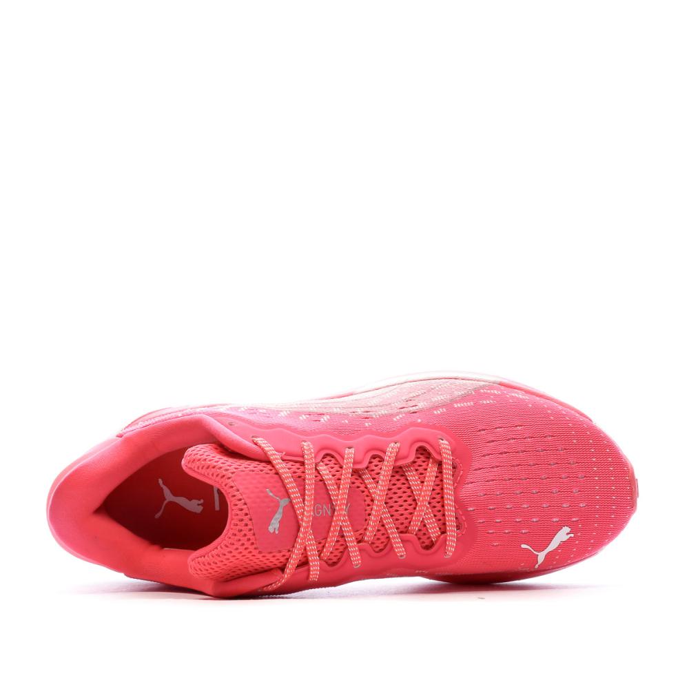 Chaussures de running Rose Femme Puma Magnify Nitro vue 4