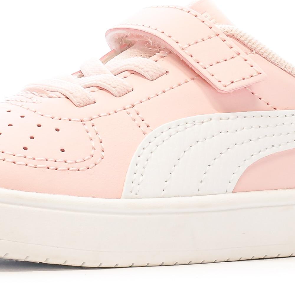 Baskets Rose/Blanche Fille Puma Rickie vue 7