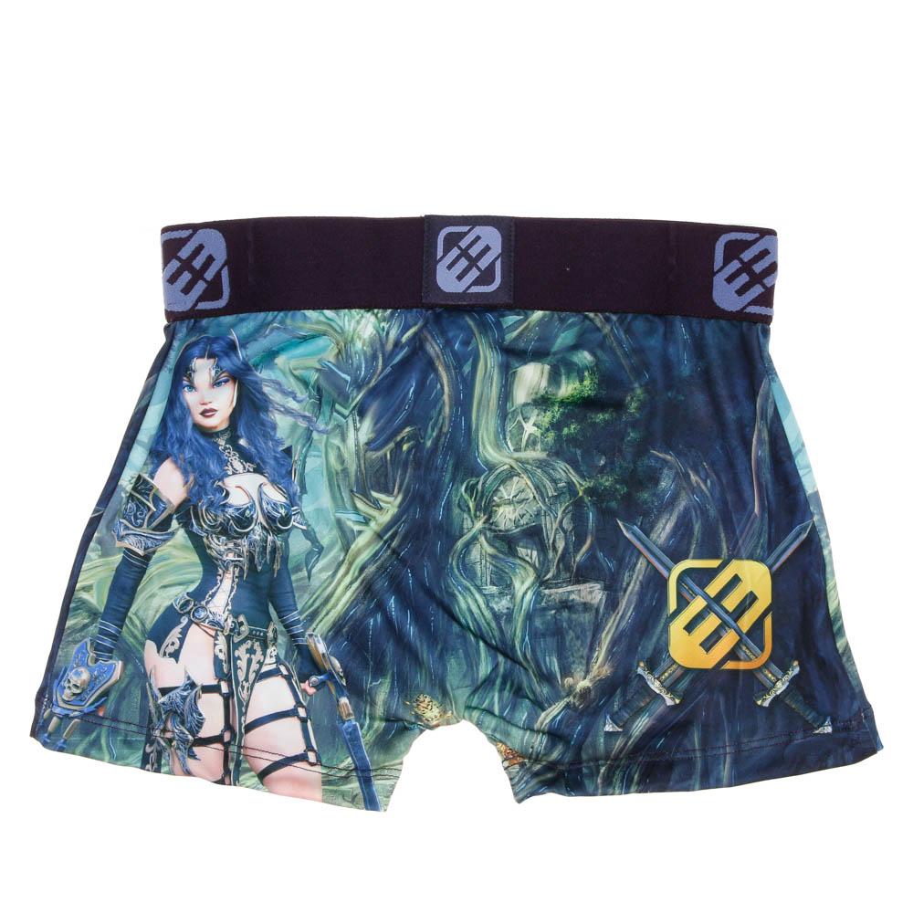 Boxer Noir/Bleu à Imprimés Garçon Freegun Nin vue 2