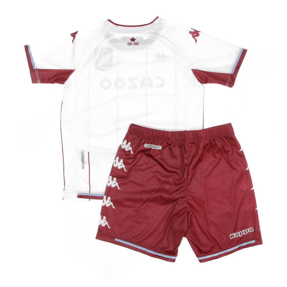 Aston Villa Mini-Kit Extérieur Garçon Kappa 2021/2022 vue 2