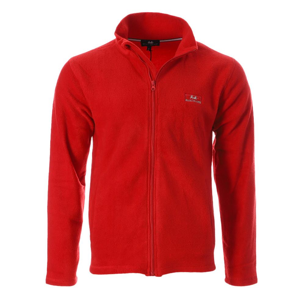 Polaire Rouge Homme Saint-Hilaire Pablo pas cher